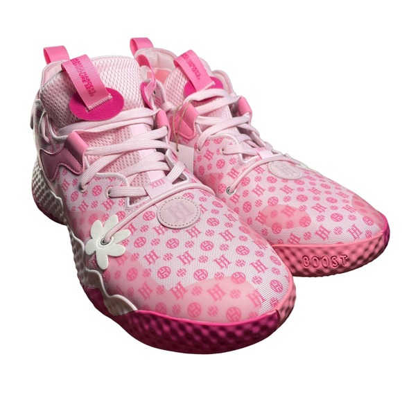 Adidas Harden Vol 6‎ Monogram Basketball Shoes Pink GW9033 Men\'s Size 14 main image 9